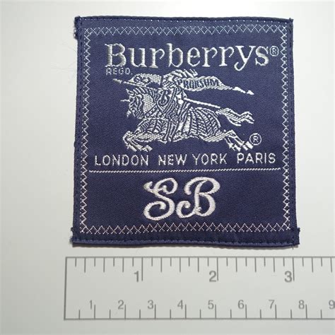 vintage burberry tag